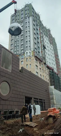 Купол АК-2,15 «Automatic» — Г. Киров, крыша 18-ти этажного МКД